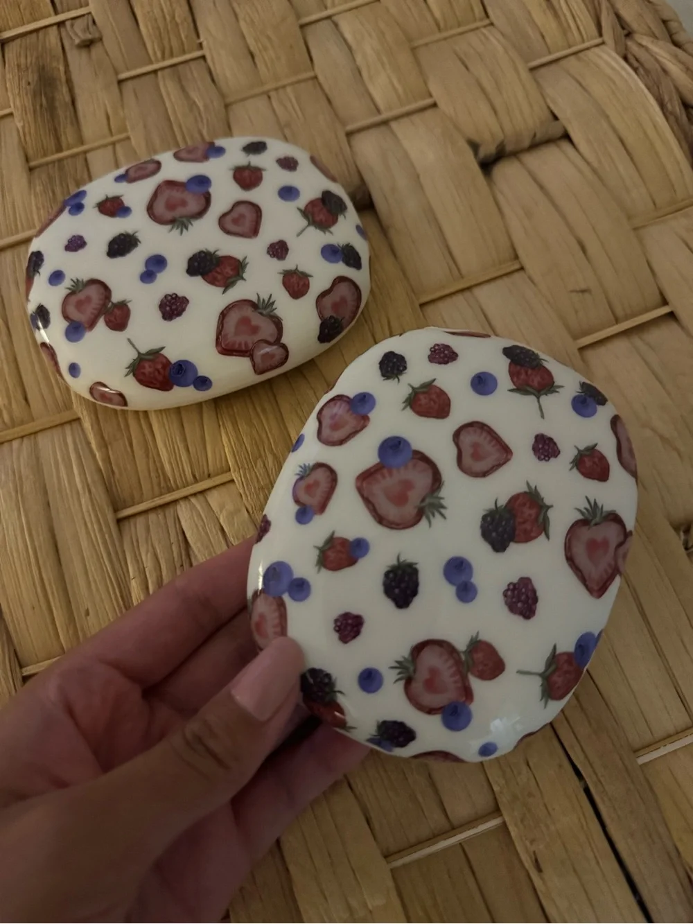 Wildflowers Berry & Cream Print AirPod Max Case